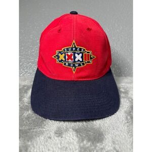 Denver Broncos Vintage Hat Cap Strap Back Super‎ Bowl 32 1998 NFL XXXII